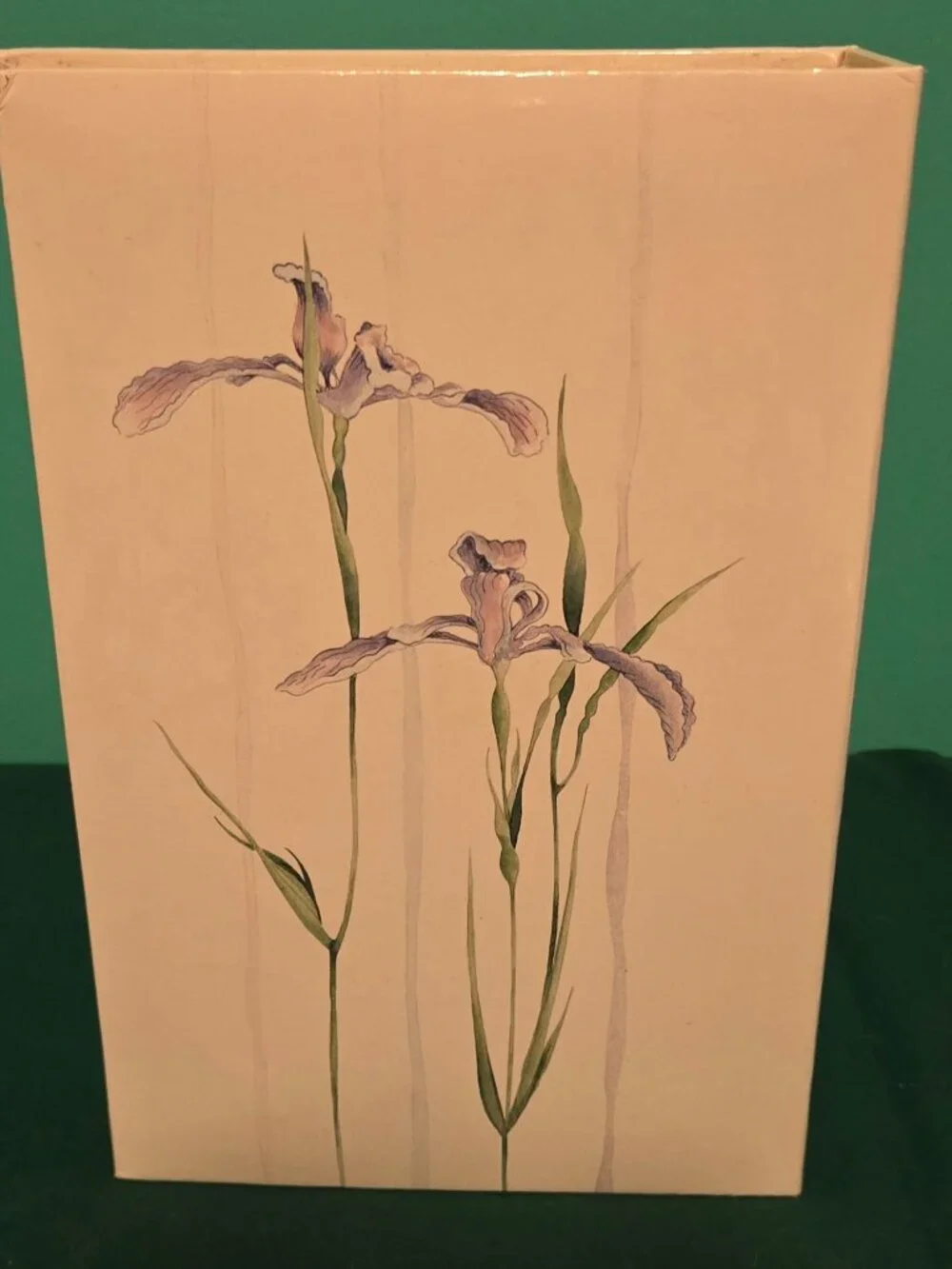 RARE Vintage Corning Shadow Iris Recipe Card Book/Binder Holder Coordinates